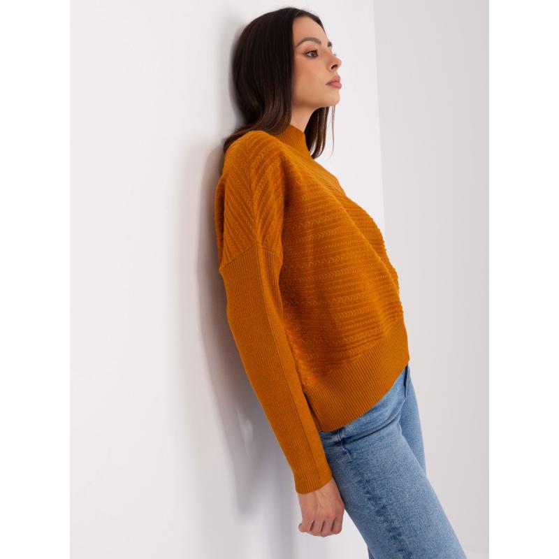 Dámsky sveter BLOITA svetlohnedý