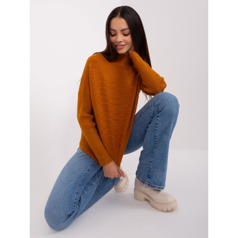 Dámsky sveter BLOITA svetlohnedý