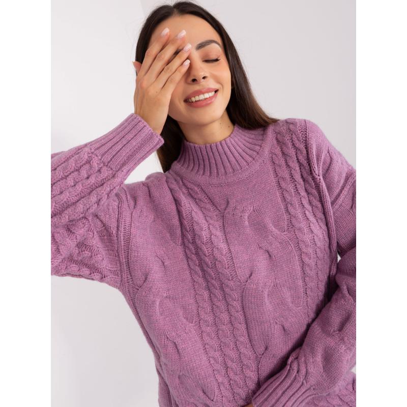 Női garbó ruha ACKA lila