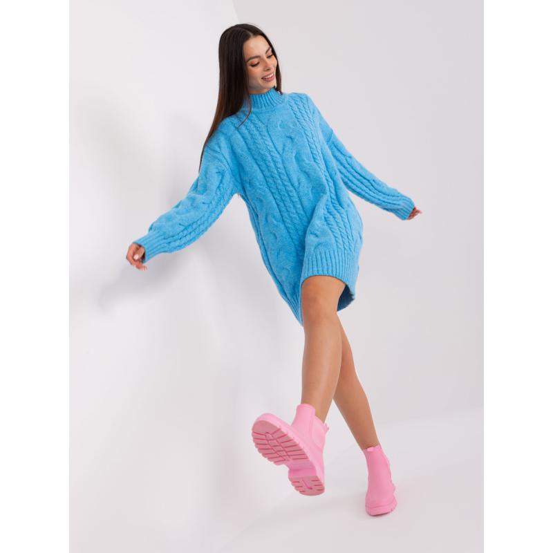 Dámské šaty s plédy UILDO modré