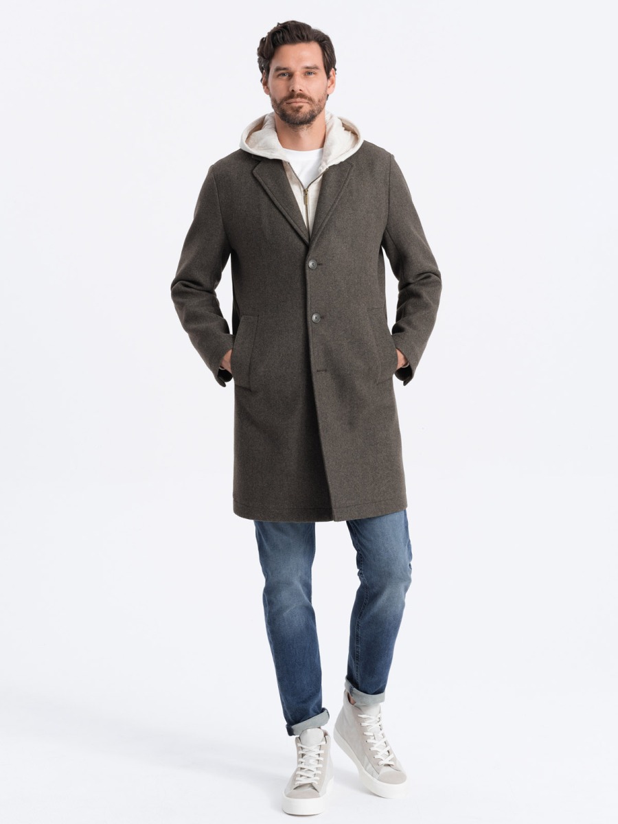 Férfi kabát Graphite V6 OM-COWC-0104 khaki khaki