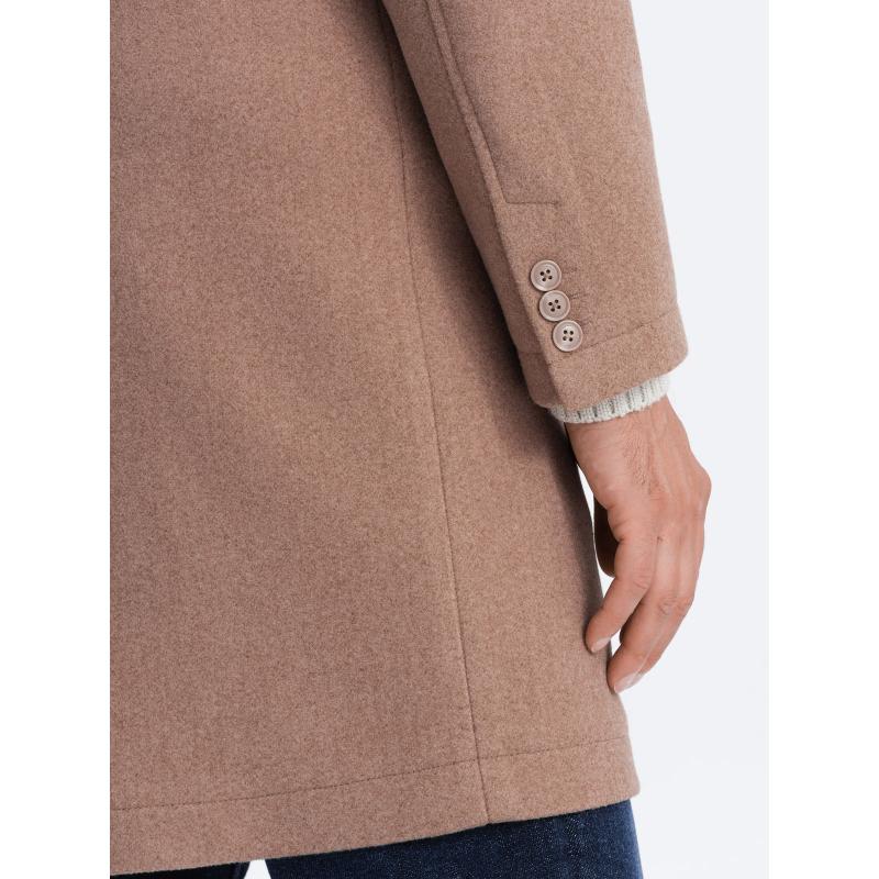 Pánský kabát  V7 OM-COWC-0104 béžový