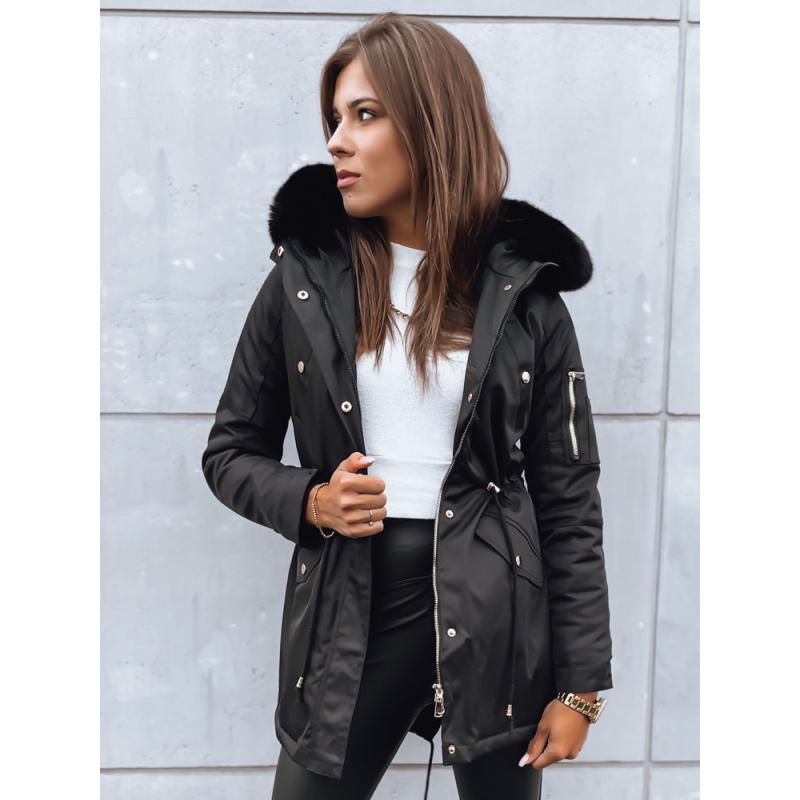 Dámska zimná bunda parka GODDESS čierna