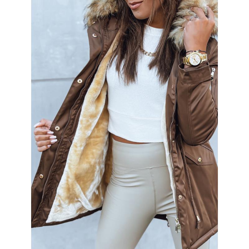 Dámská zimní bunda parka VIXEN coffee
