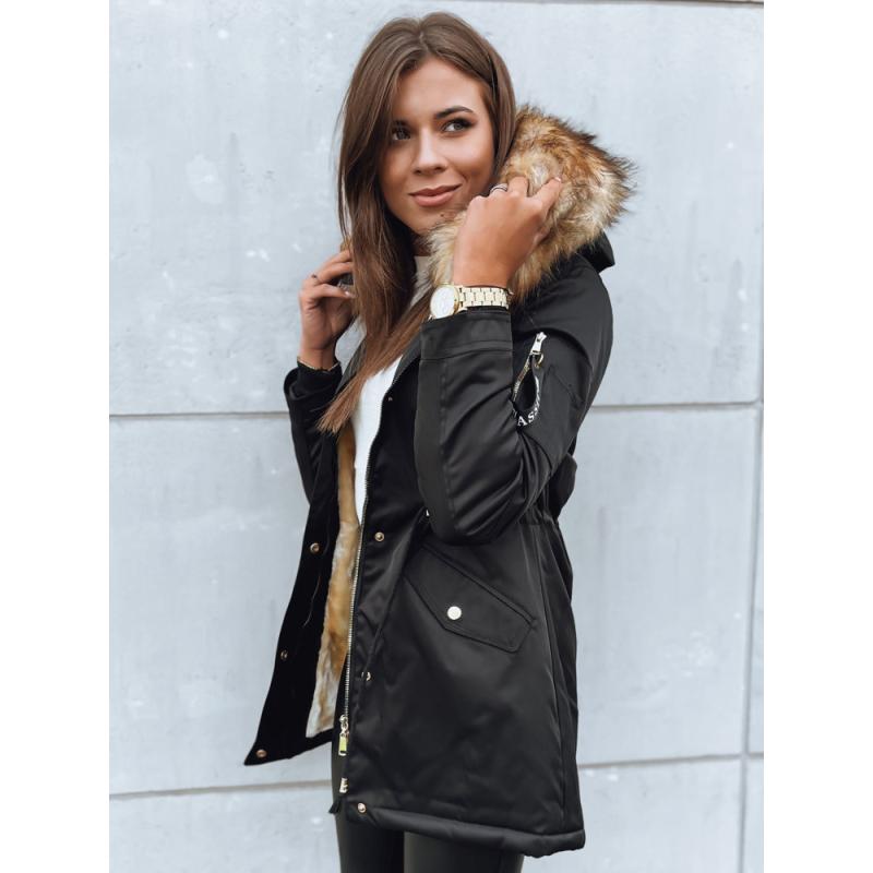 Női téli parka dzseki VIXEN fekete