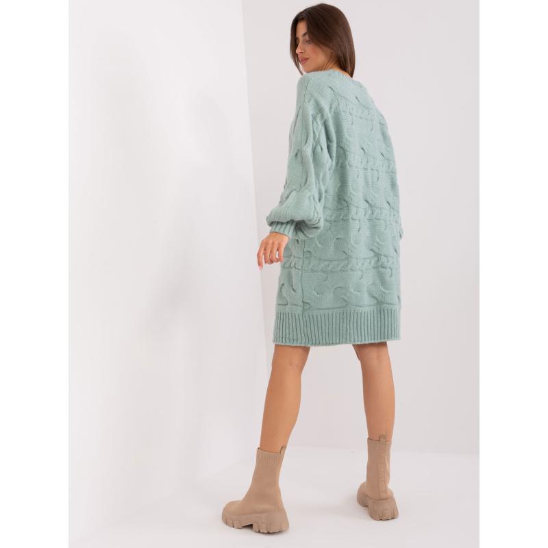 Dámské šaty s kostkami AIME mentolové 