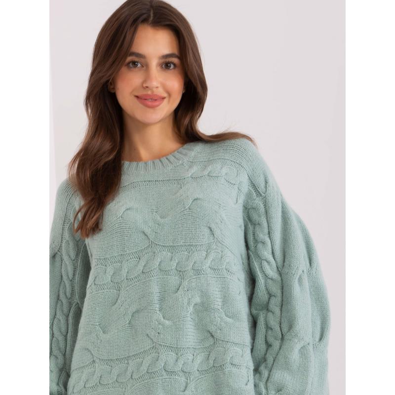 Dámské šaty s kostkami AIME mentolové 