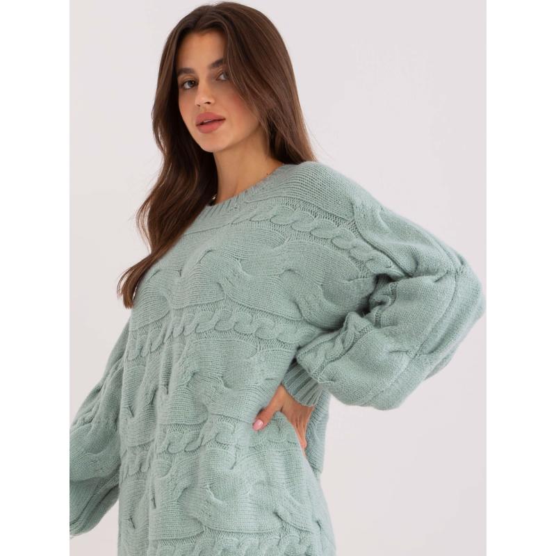 Dámské šaty s kostkami AIME mentolové 