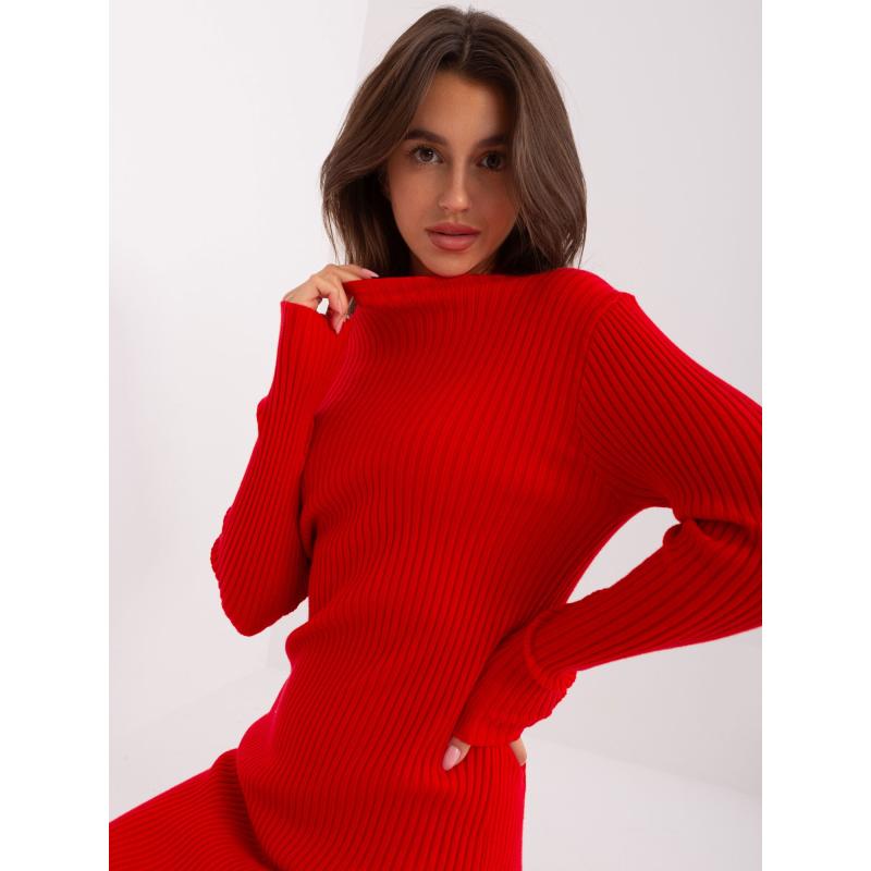 Dámské šaty ke kolenům HUY červené 