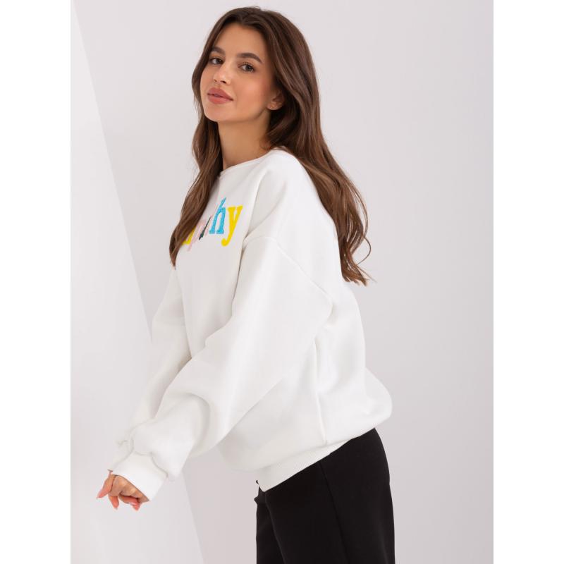 Dámská mikina bez kapuce s nápisem KELCA ecru