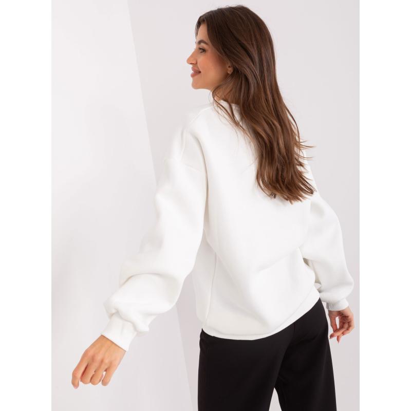 Dámská mikina bez kapuce s nápisem KELCA ecru