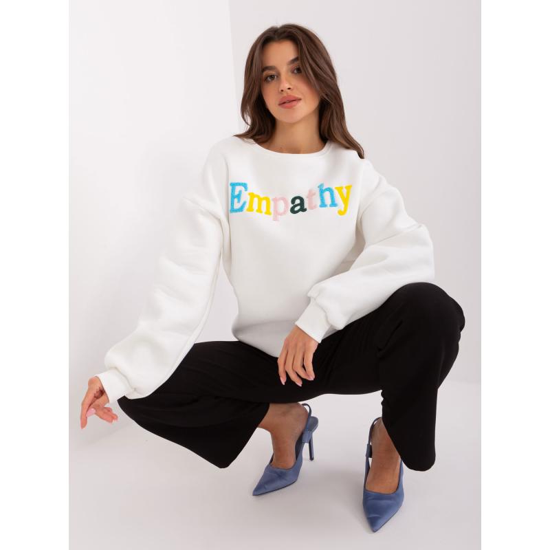 Dámská mikina bez kapuce s nápisem KELCA ecru