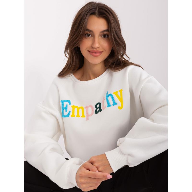 Dámská mikina bez kapuce s nápisem KELCA ecru