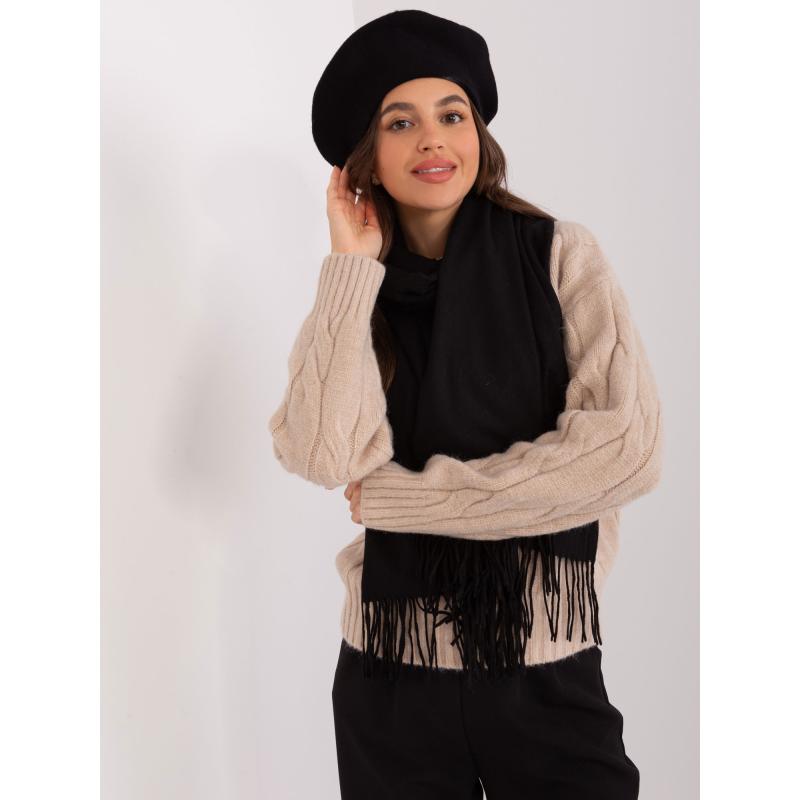 Dámský baret pro ženy JENA černý 