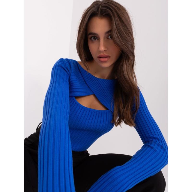 Női hosszú ujjú pulóver HAWA Cobalt