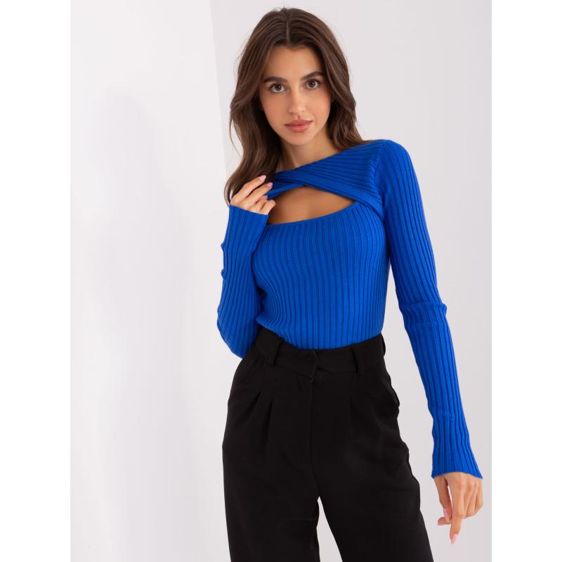 Női hosszú ujjú pulóver HAWA Cobalt