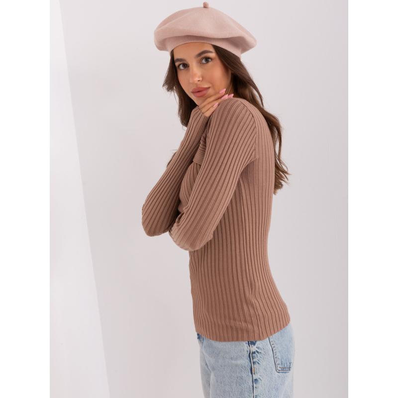 Női kasmír barett AETI bézs