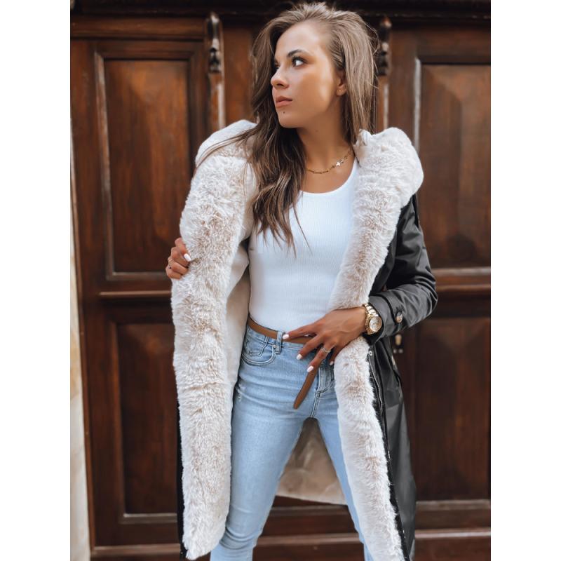 Női téli parka dzseki HARPERSOFT fekete