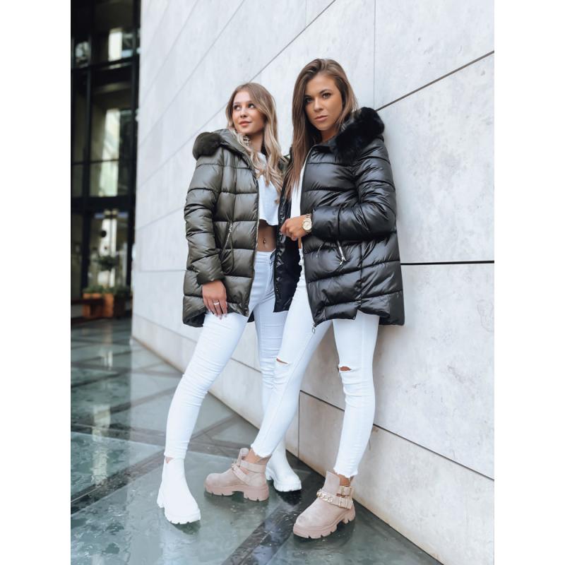 Dámský zimní kabát AMBERGLOW černá