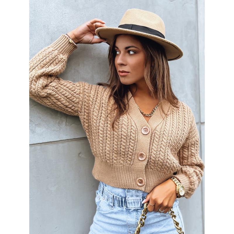 Dámský svetr MINERWA velbloudí barva