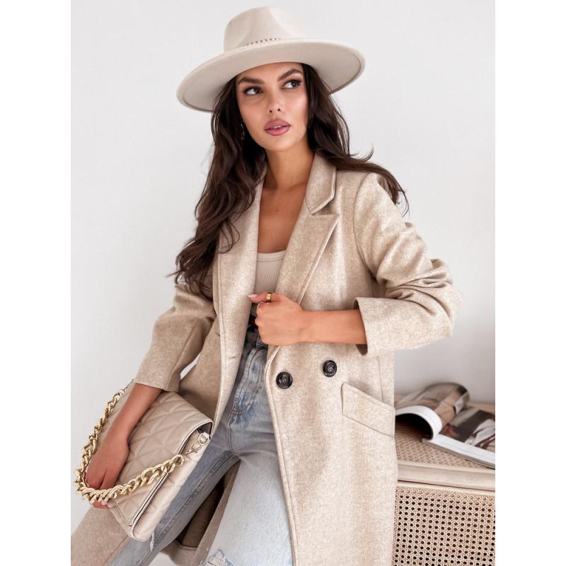 Dámsky jesenný kabát HARVEST svetlo béžový
