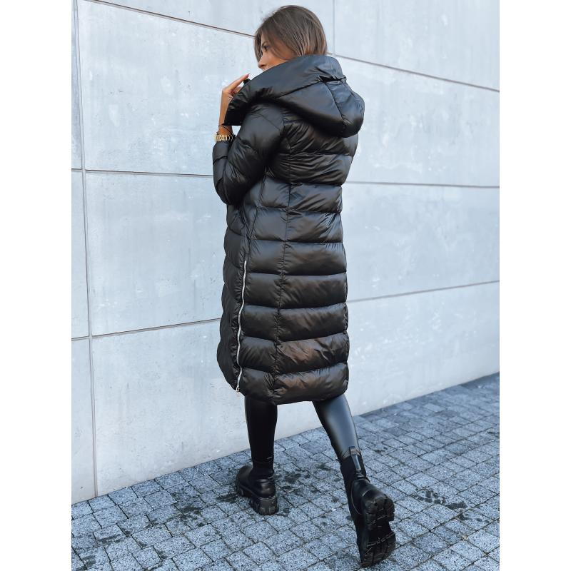 Dámský prošívaný kabát BLACK DIAMOND černý