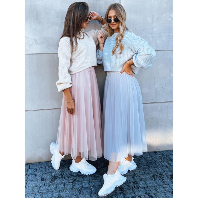 Női túlméretezett pulóver BILLIS Light Beige