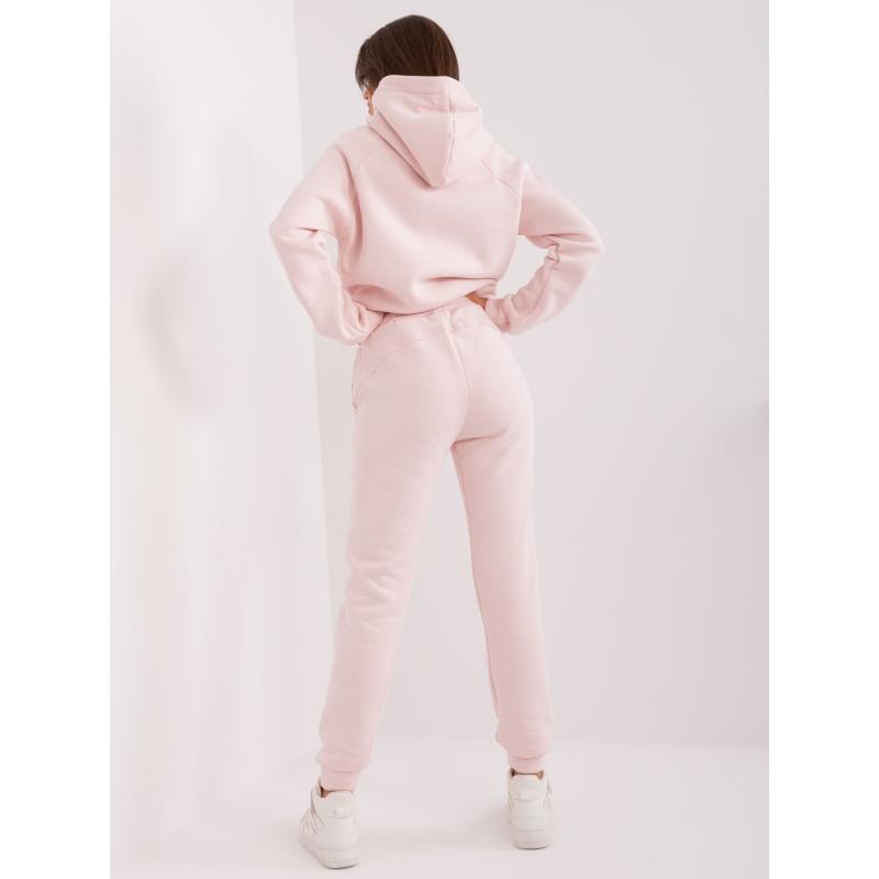Dámská souprava s mikinou s kapucí NORA světle růžová