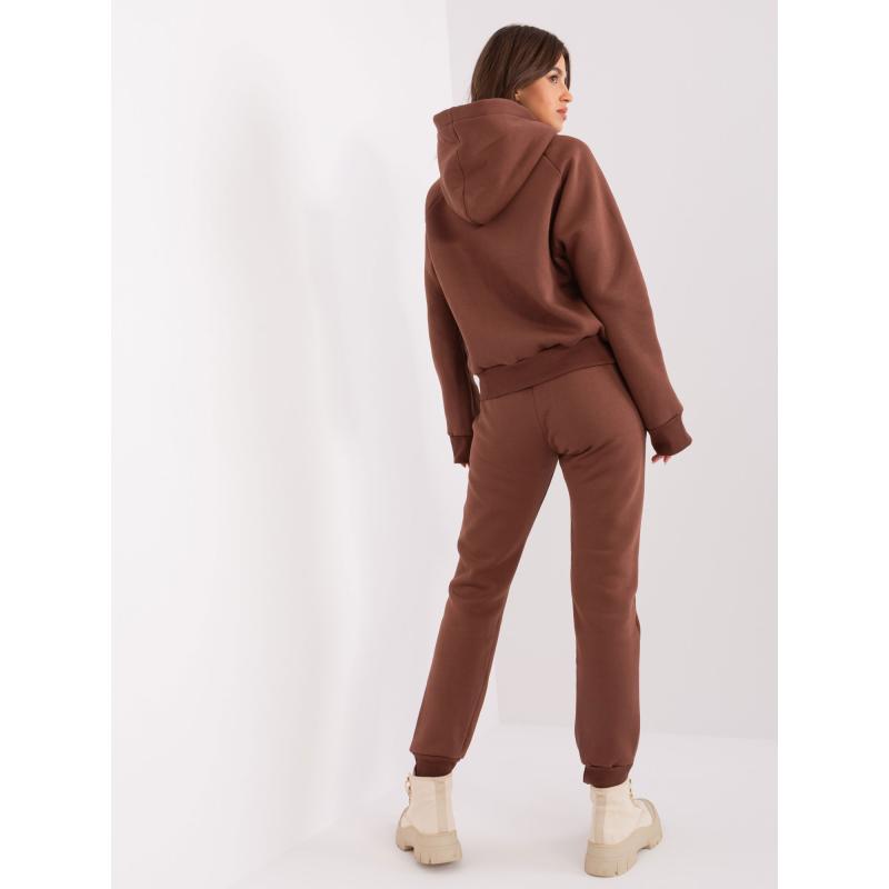 Női szett nadrággal VIRA sötétbarna