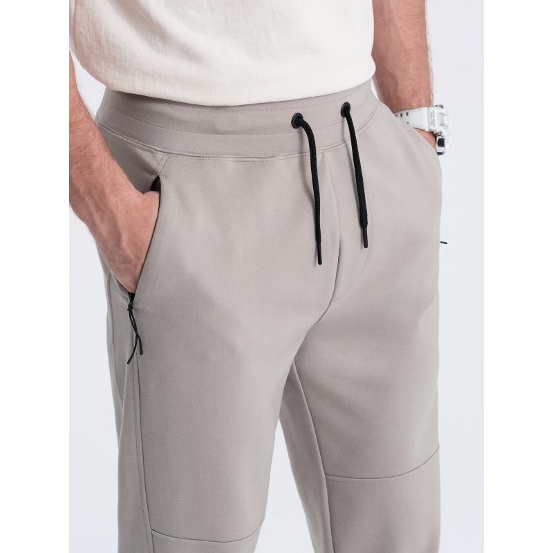 Pánske tepláky V1 OM-PASK-0142 popolové