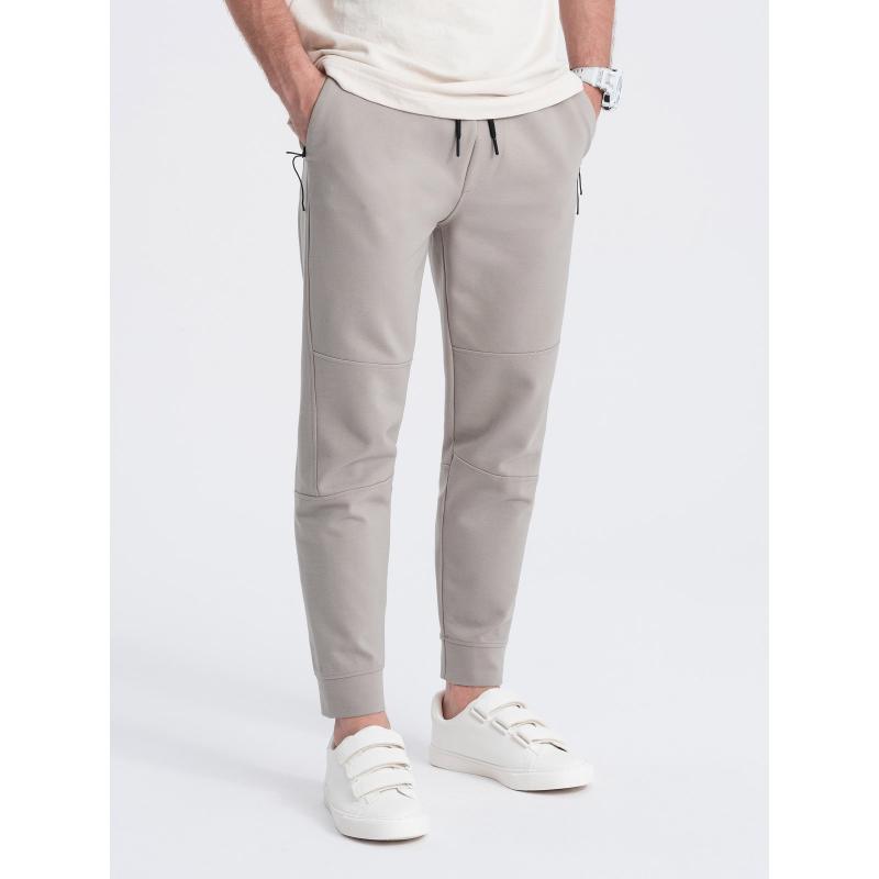 Pánske tepláky V1 OM-PASK-0142 popolové