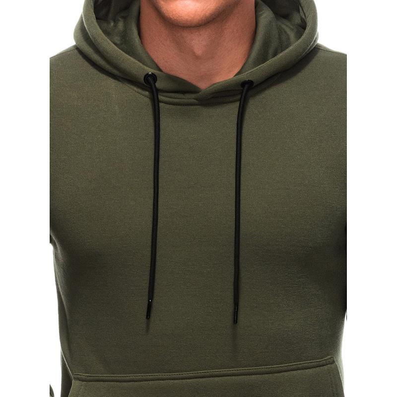 Pánská mikina EM-SSNZ-22FW-018 V2 olivová barva