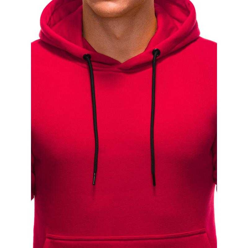 Pánská mikina s kapucí EM-SSNZ-22FW-018 V4 červená