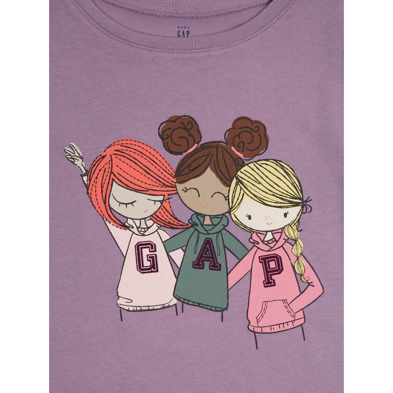 Gyermek póló GAP-nyomattal