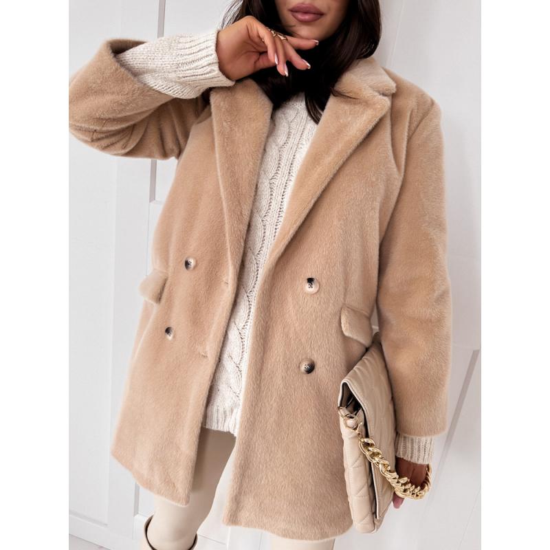 Dámský kabát SERENITY světle béžový