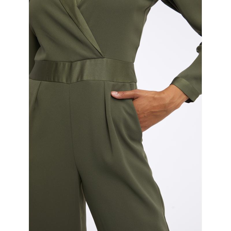 Khaki női kezeslábas