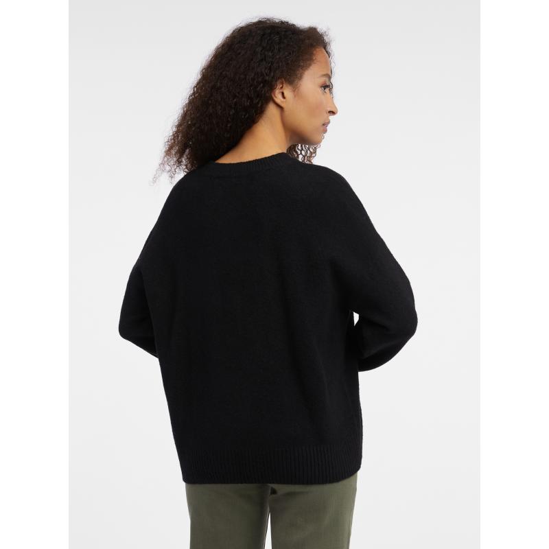 Čierny dámsky sveter