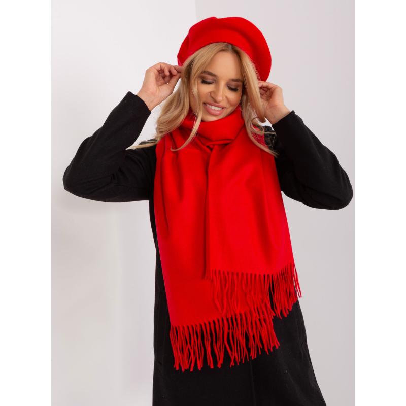 Dámský baret PLETA červený 