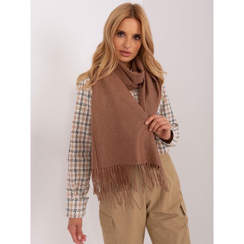 Dámská šála PLETEA hnědá