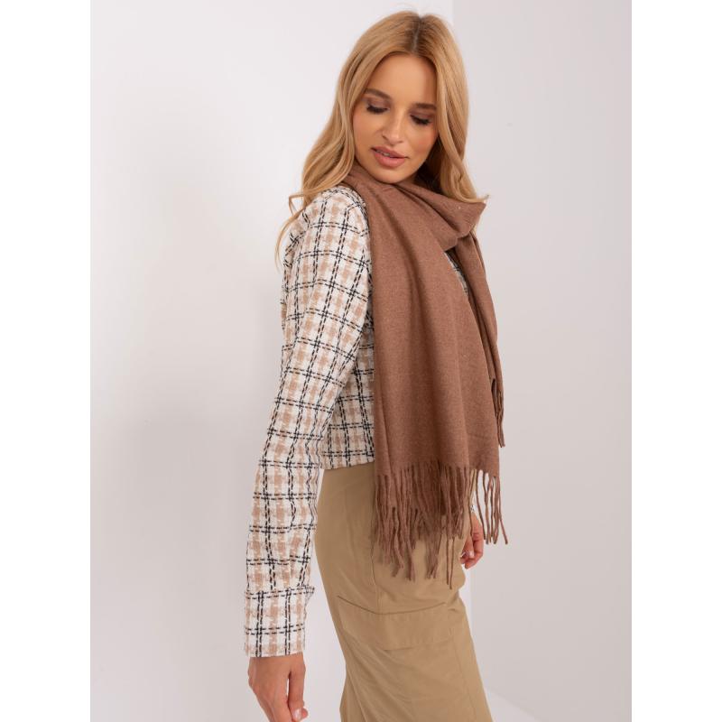 Dámská šála PLETEA hnědá