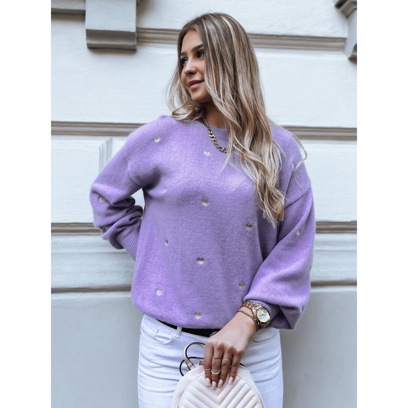 Dámský svetr LUMINA fialový