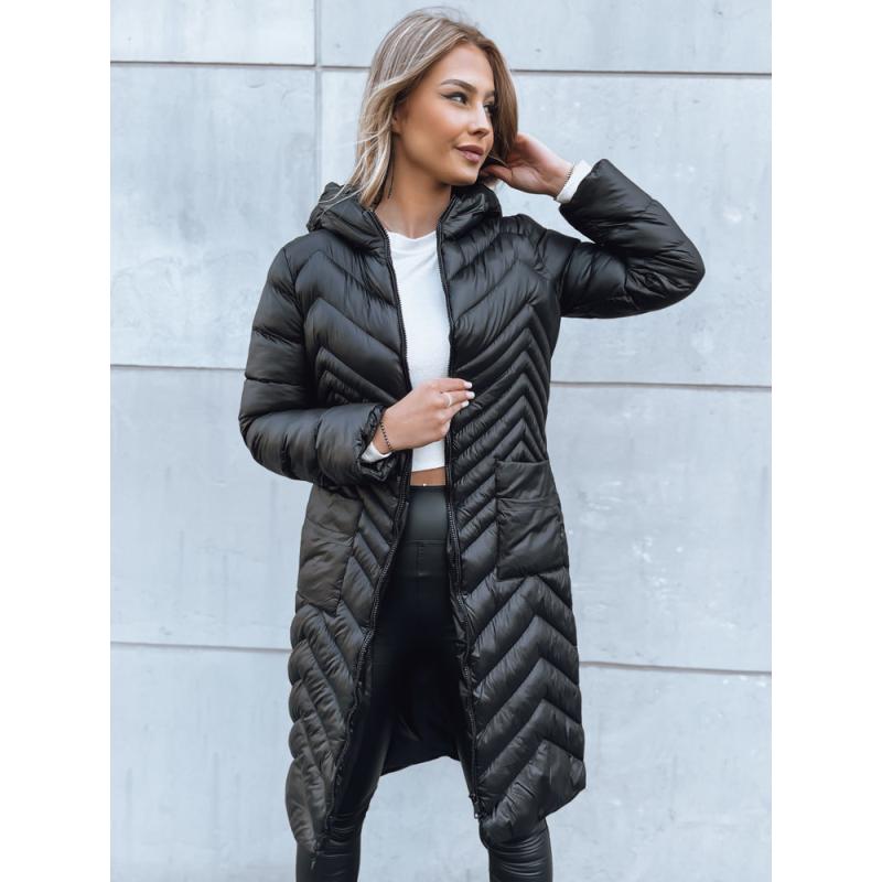 Női steppelt dzseki RUNWAY FLAIR fekete