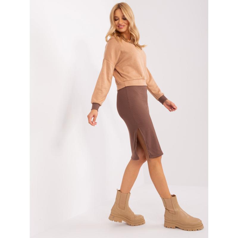 Dámská souprava pro volný čas RUE PARIS hnědá 