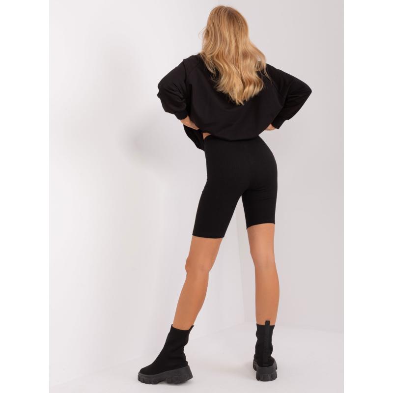 Női szett gallérral ADROA fekete