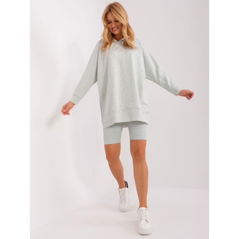 Dámský komplet s límečky PEDRO světle šedý 