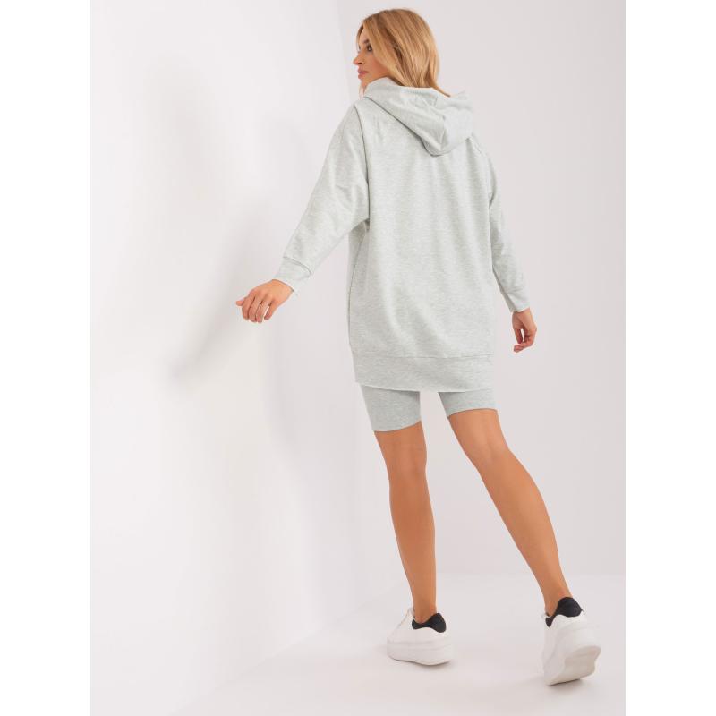 Dámský komplet s límečky PEDRO světle šedý 