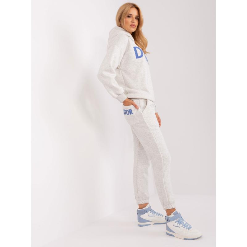 Dámska súprava s kapucňou ETIA svetlosivá