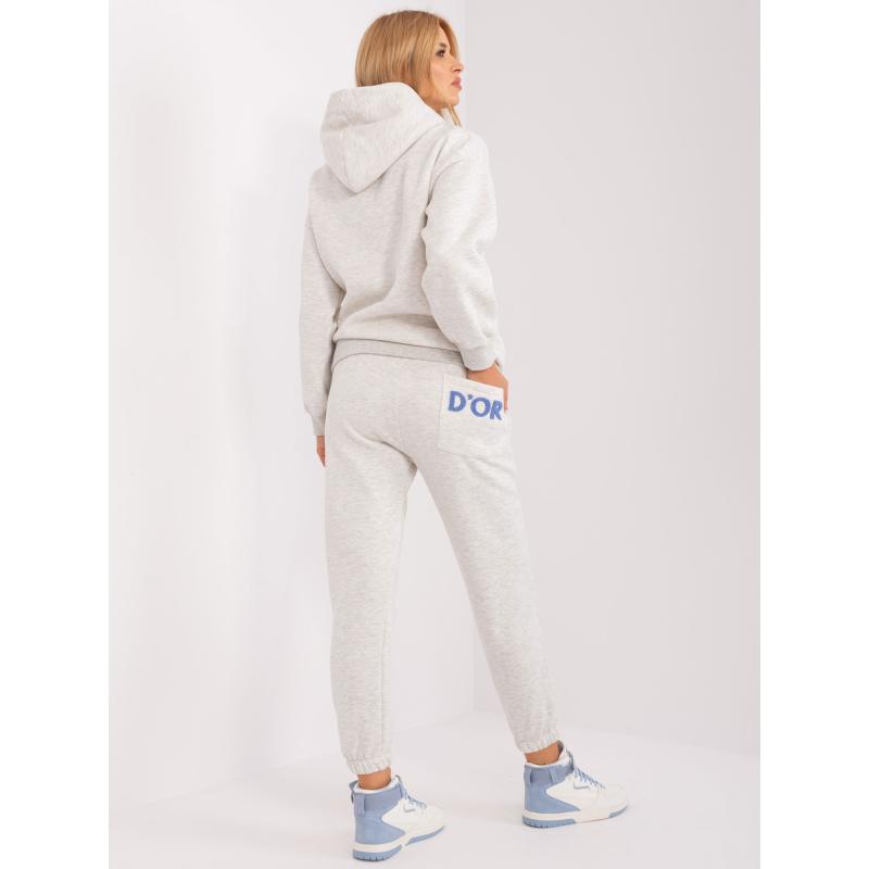 Dámska súprava s kapucňou ETIA svetlosivá