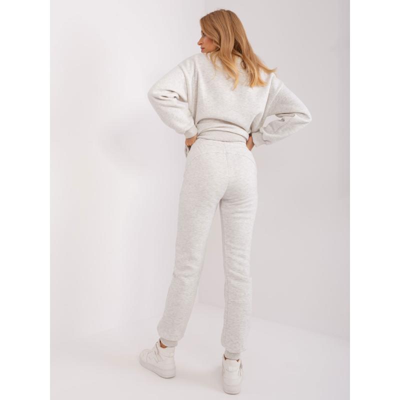 Dámská souprava s nápisem LORYST světle šedá