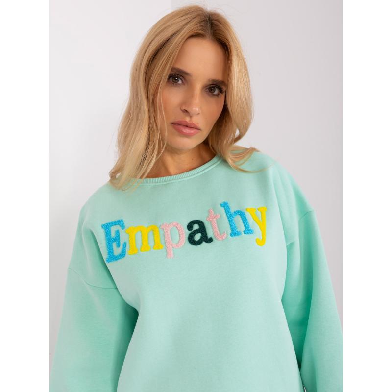 Dámská mikina s kapucí LYERAM mátová